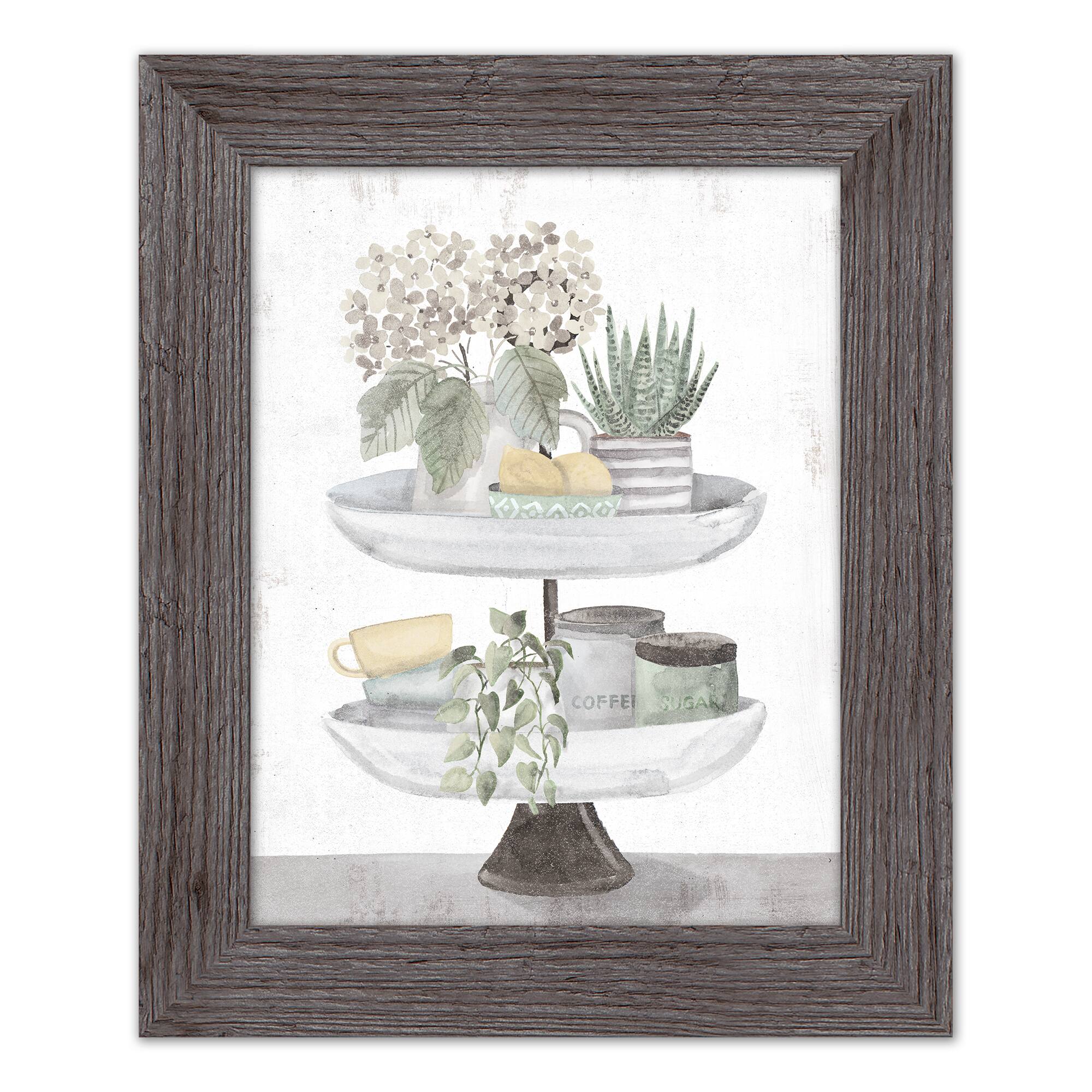 Kitchen Tray Western Framed Print